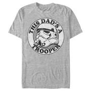 Men's Star Wars Father's Day This Dad's A Trooper Graphic Tee Athletic Heather Medium
